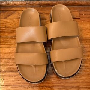 Madewell Women's Brown Double Strap Sandals